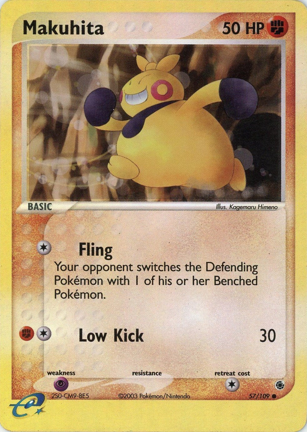 Makuhita (57/109) [EX: Ruby & Sapphire] | Tabernacle Games