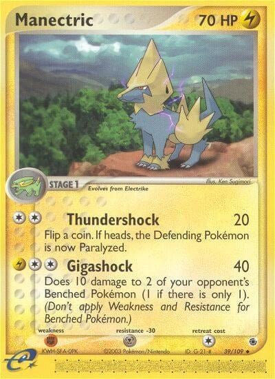 Manectric (39/109) [EX: Ruby & Sapphire] | Tabernacle Games