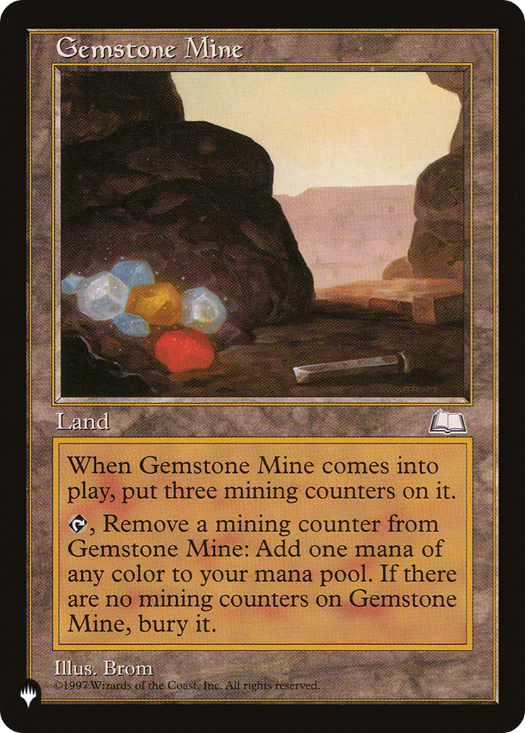 Gemstone Mine (WTH) [The List Reprints] | Tabernacle Games