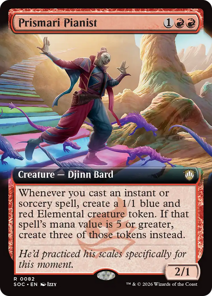 Prismari Pianist (Extended Art) [Secrets of Strixhaven Commander] | Tabernacle Games