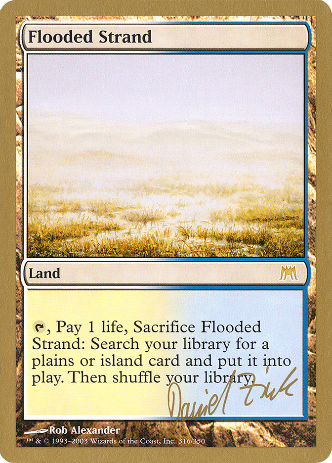 Flooded Strand (Daniel Zink) [World Championship Decks 2003] | Tabernacle Games