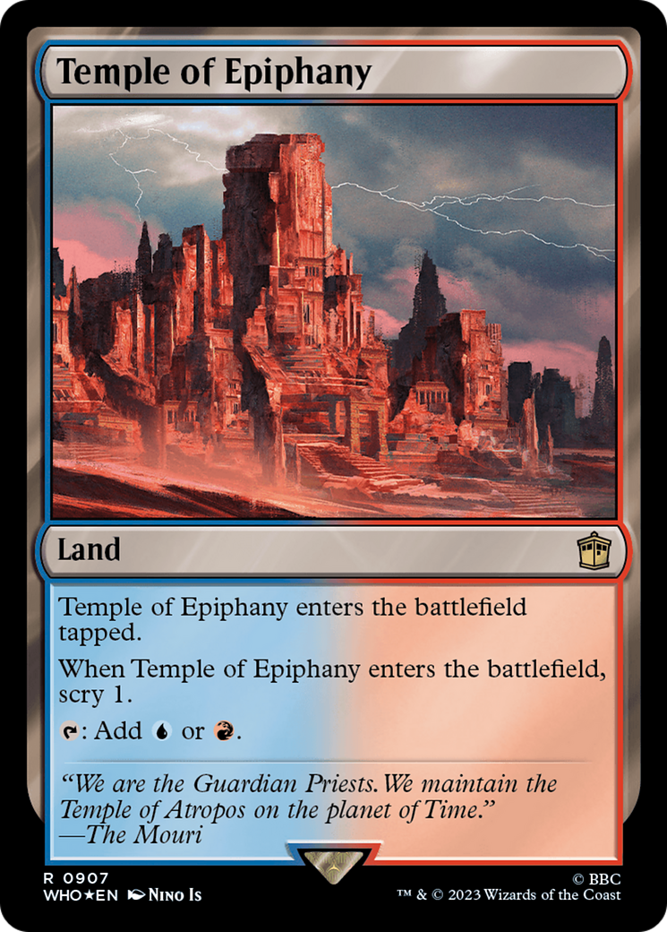 Temple of Epiphany (Surge Foil) [Doctor Who] | Tabernacle Games