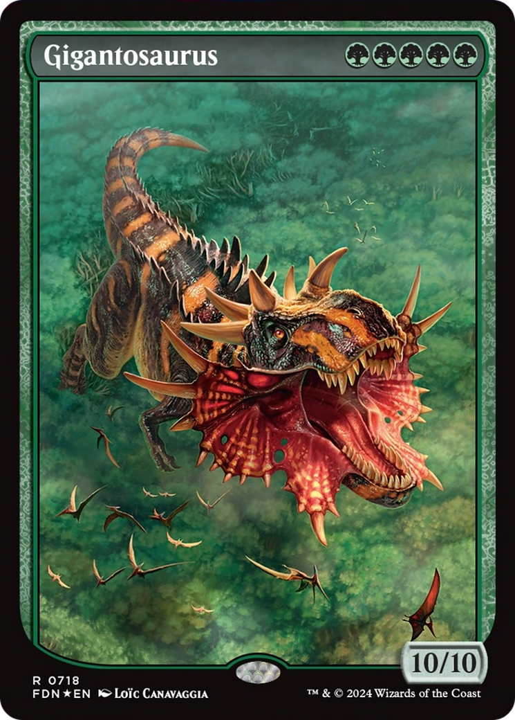 Gigantosaurus (Full Art) [Foundations] | Tabernacle Games