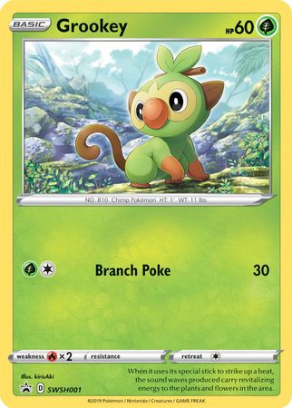 Grookey (SWSH001) [Sword & Shield: Black Star Promos] | Tabernacle Games