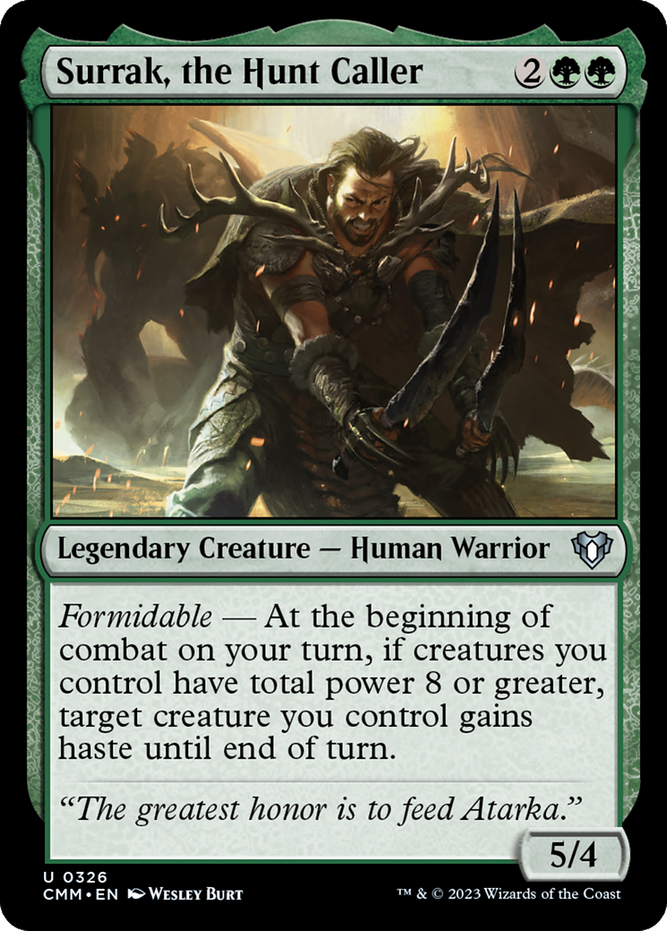 Surrak, the Hunt Caller [Commander Masters] | Tabernacle Games