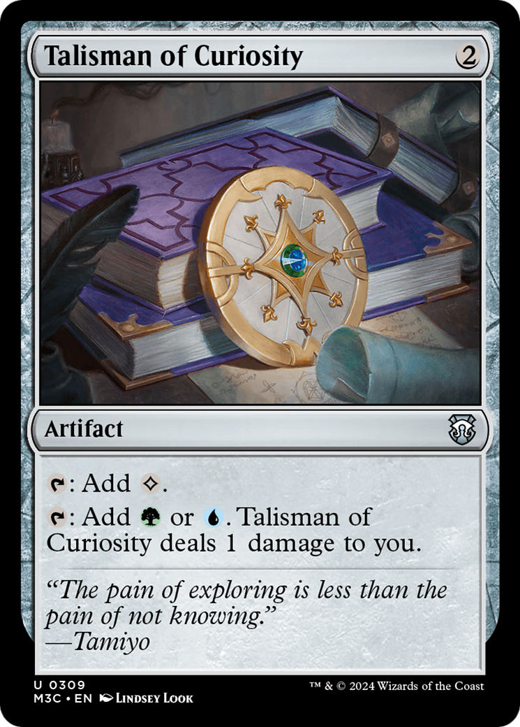 Talisman of Curiosity (Ripple Foil) [Modern Horizons 3 Commander] | Tabernacle Games