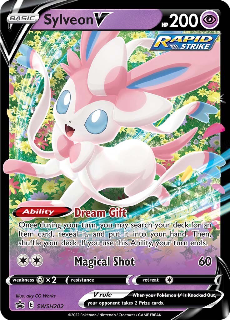 Sylveon V (SWSH202) [Sword & Shield: Black Star Promos] | Tabernacle Games