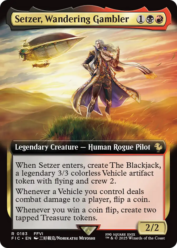 Setzer, Wandering Gambler (Extended Art) [FINAL FANTASY Commander] | Tabernacle Games