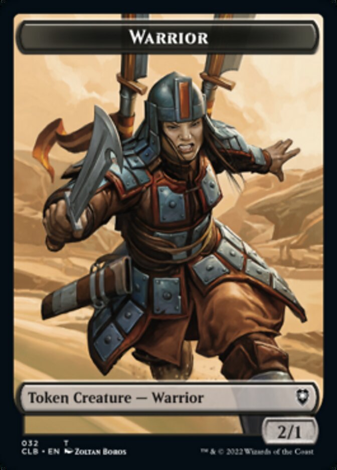 Warrior // Inkling Double-Sided Token [Commander Legends: Battle for Baldur's Gate Tokens] | Tabernacle Games