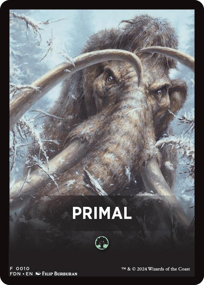 Primal Theme Card [Foundations Tokens] | Tabernacle Games