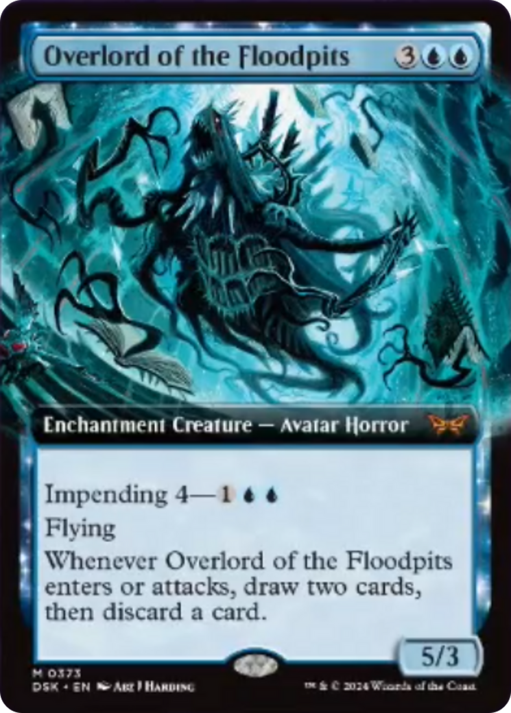 Overlord of the Floodpits (Extended Art) [Duskmourn: House of Horror] | Tabernacle Games