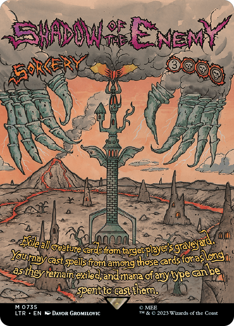 Shadow of the Enemy (Borderless Poster) [The Lord of the Rings: Tales of Middle-Earth] | Tabernacle Games