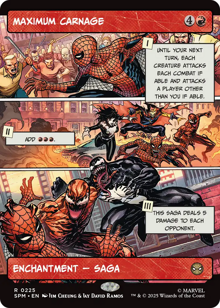 Maximum Carnage (Borderless) [Marvel's Spider-Man] | Tabernacle Games