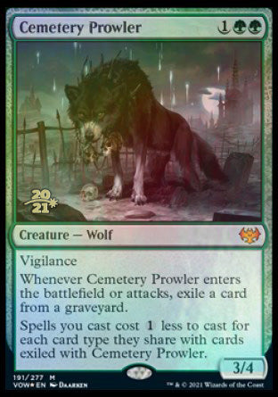 Cemetery Prowler [Innistrad: Crimson Vow Prerelease Promos] | Tabernacle Games