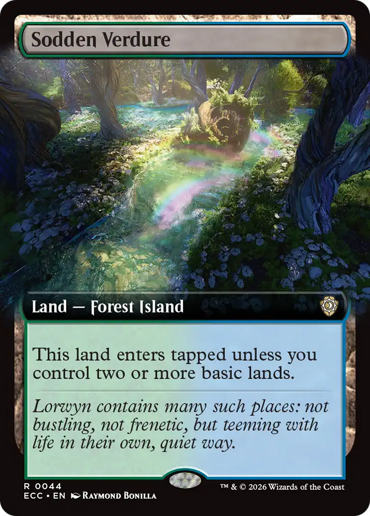 Sodden Verdure (Extended Art) [Lorwyn Eclipsed Commander] | Tabernacle Games