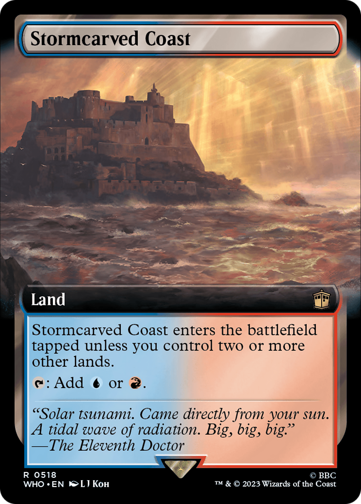 Stormcarved Coast (Extended Art) [Doctor Who] | Tabernacle Games