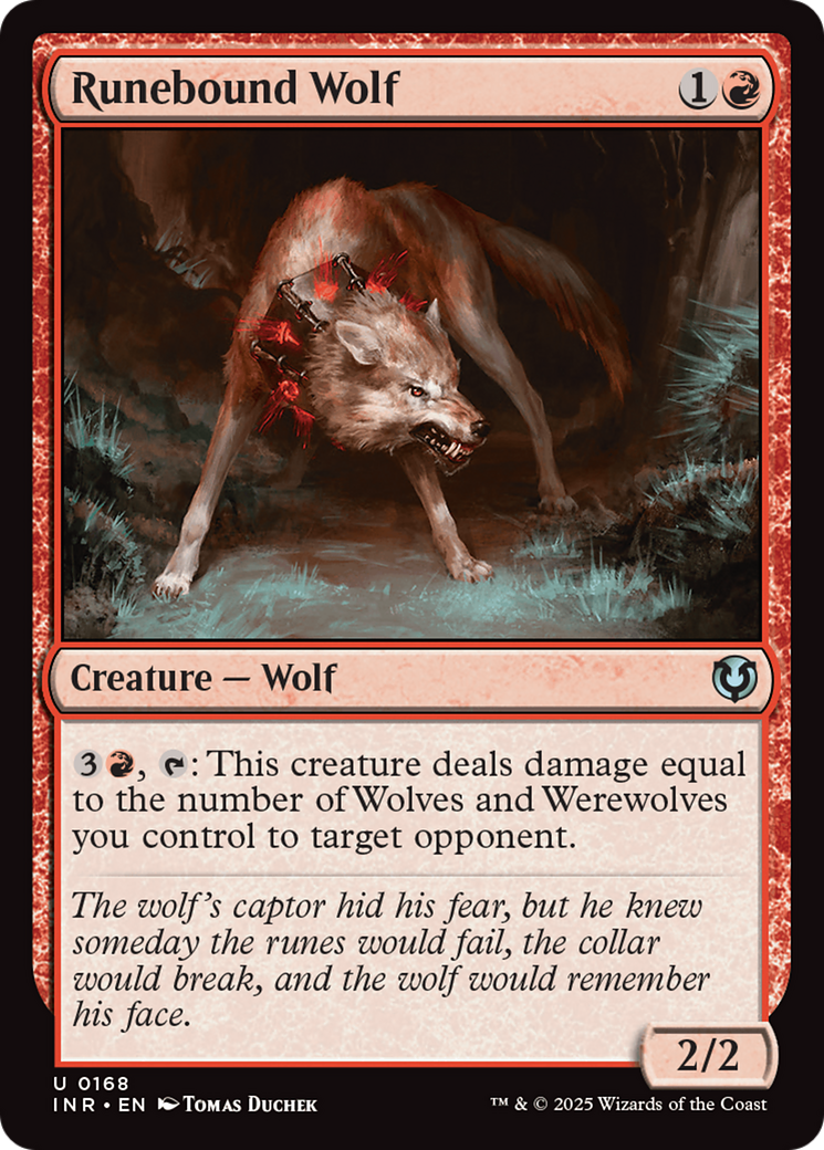 Runebound Wolf [Innistrad Remastered] | Tabernacle Games