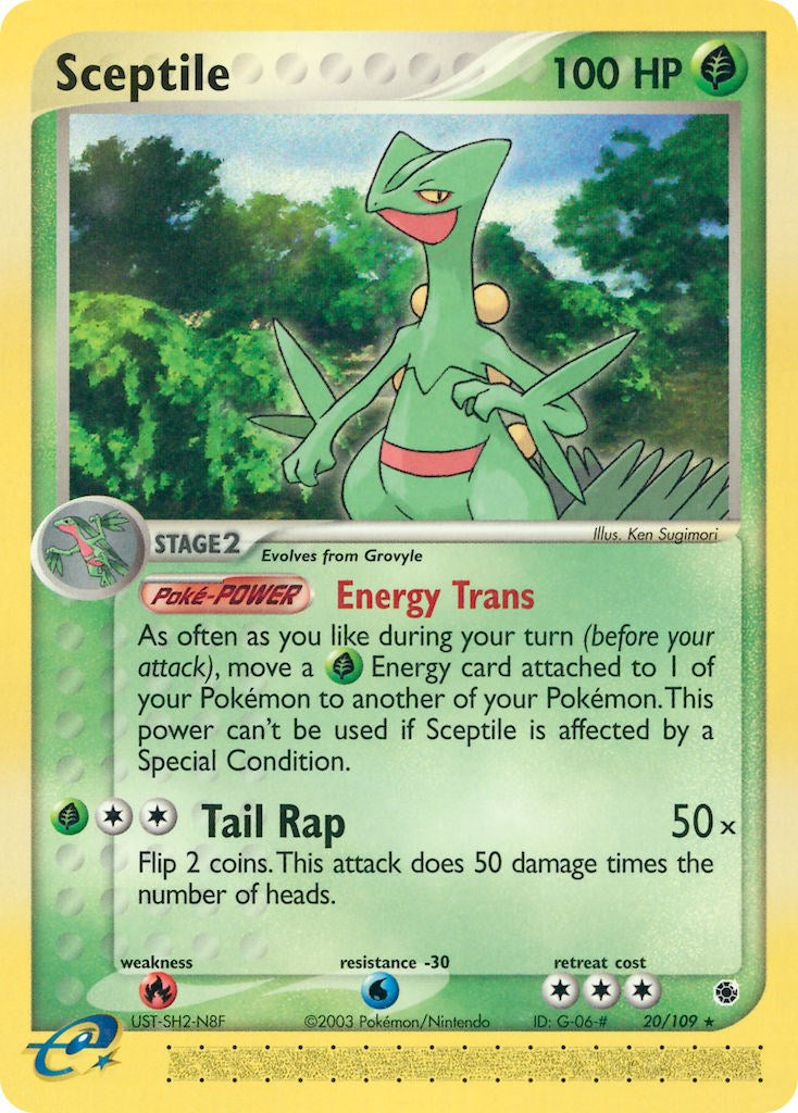 Sceptile (20/109) [EX: Ruby & Sapphire] | Tabernacle Games