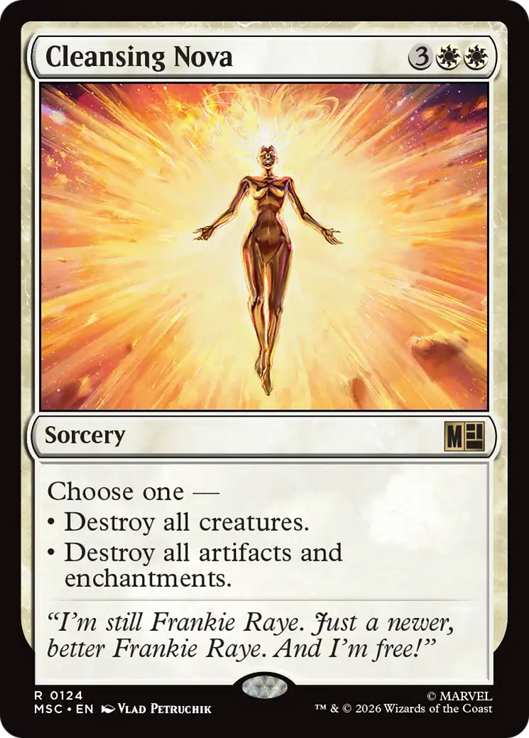 Cleansing Nova (Surge Foil) [Marvel Super Heroes Commander] | Tabernacle Games