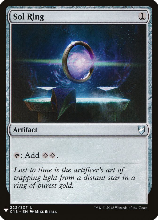 Sol Ring [The List] | Tabernacle Games