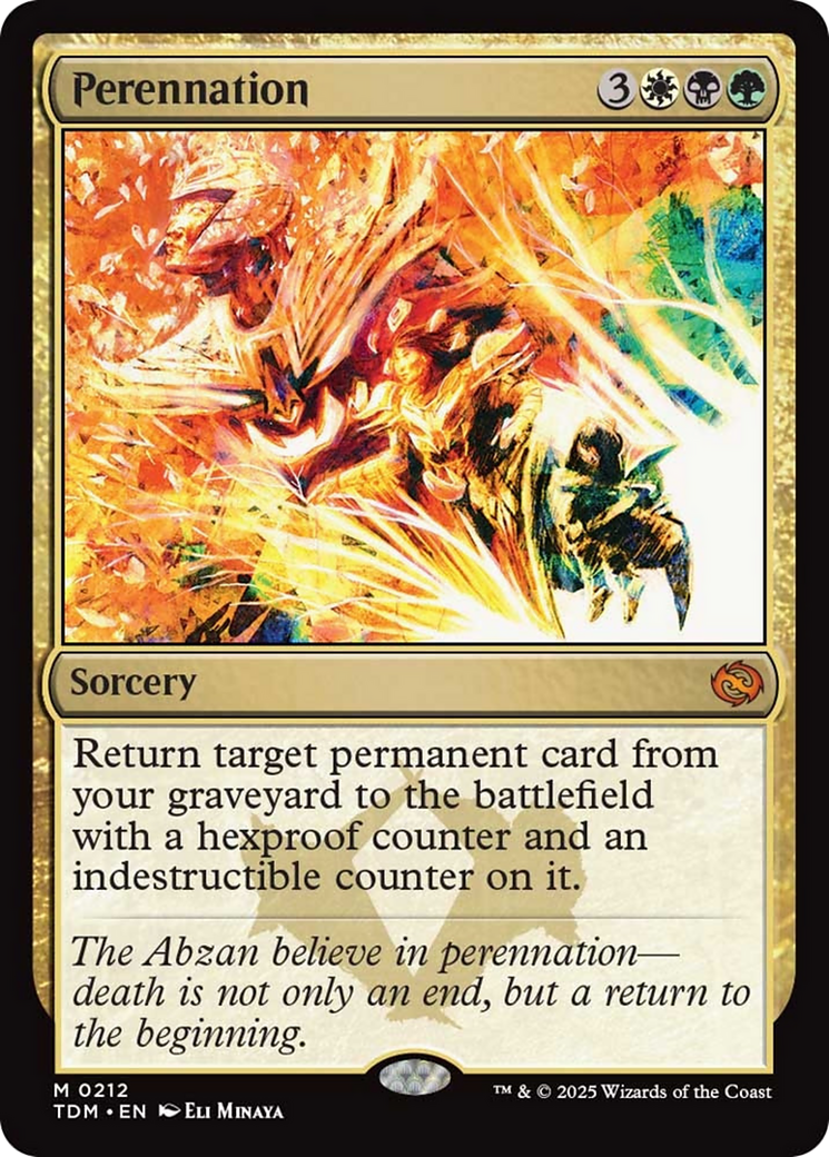 Perennation [Tarkir: Dragonstorm] | Tabernacle Games