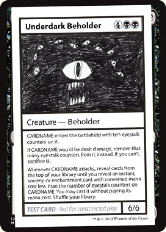 Underdark Beholder (2021 Edition) [Mystery Booster Playtest Cards] | Tabernacle Games