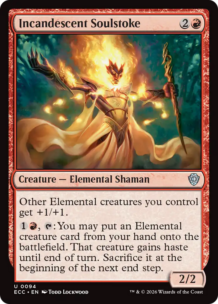Incandescent Soulstoke [Lorwyn Eclipsed Commander] | Tabernacle Games