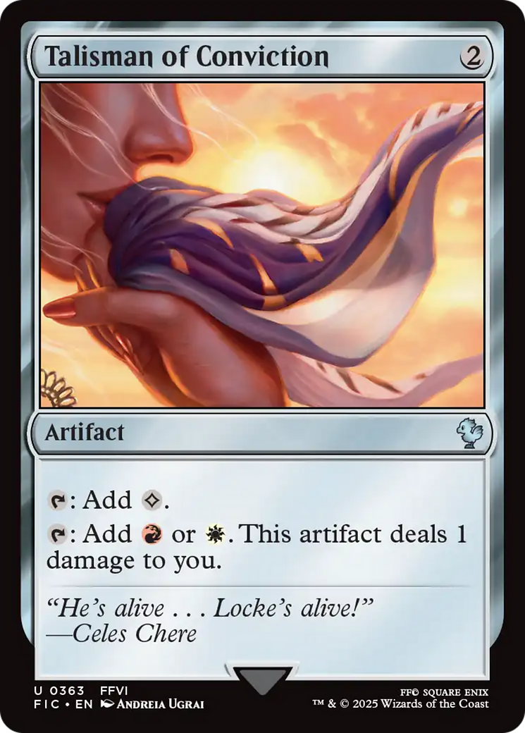 Talisman of Conviction [FINAL FANTASY Commander] | Tabernacle Games