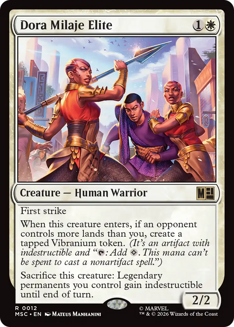 Dora Milaje Elite (Surge Foil) [Marvel Super Heroes Commander] | Tabernacle Games