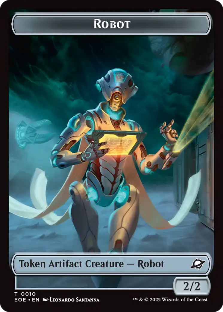 Robot // Drone Double-Sided Token [Edge of Eternities Tokens] | Tabernacle Games