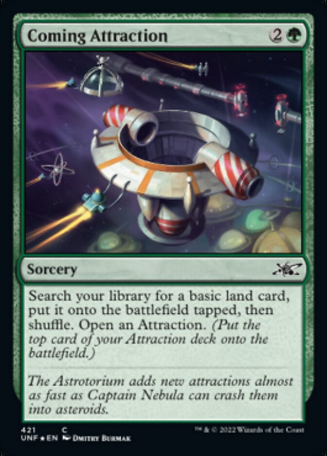 Coming Attraction (Galaxy Foil) [Unfinity] | Tabernacle Games