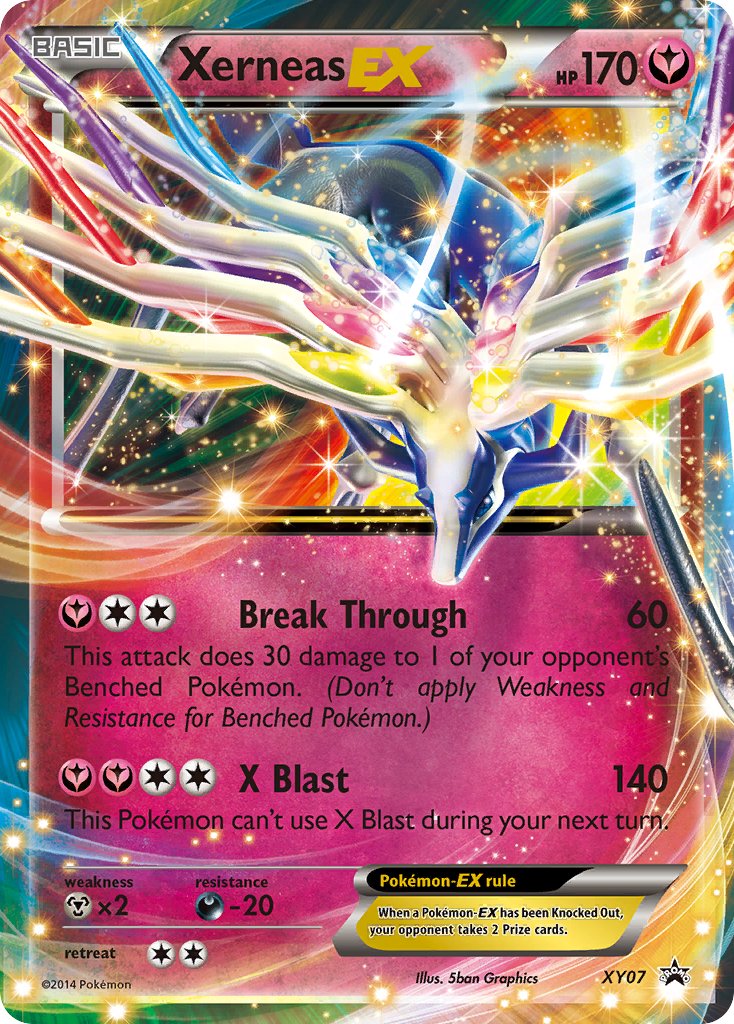 Xerneas EX (XY07) [XY: Black Star Promos] | Tabernacle Games