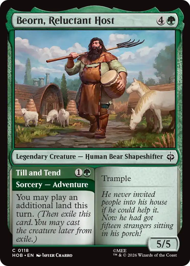 Beorn, Reluctant Host [The Hobbit] | Tabernacle Games