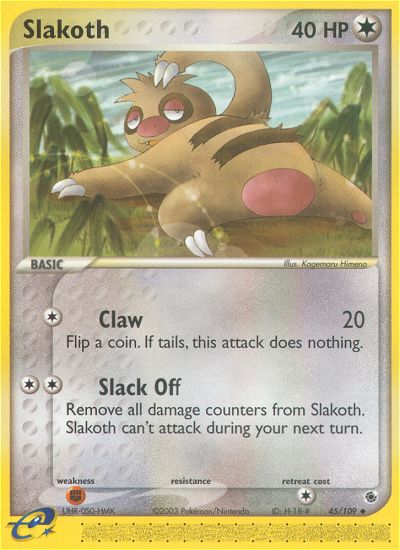 Slakoth (45/109) [EX: Ruby & Sapphire] | Tabernacle Games