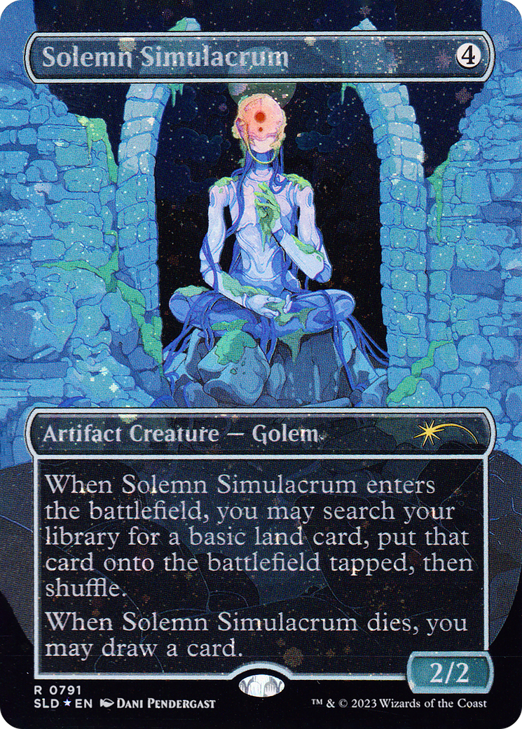 Solemn Simulacrum (1725) (Rainbow Foil) [Secret Lair Drop Series] | Tabernacle Games