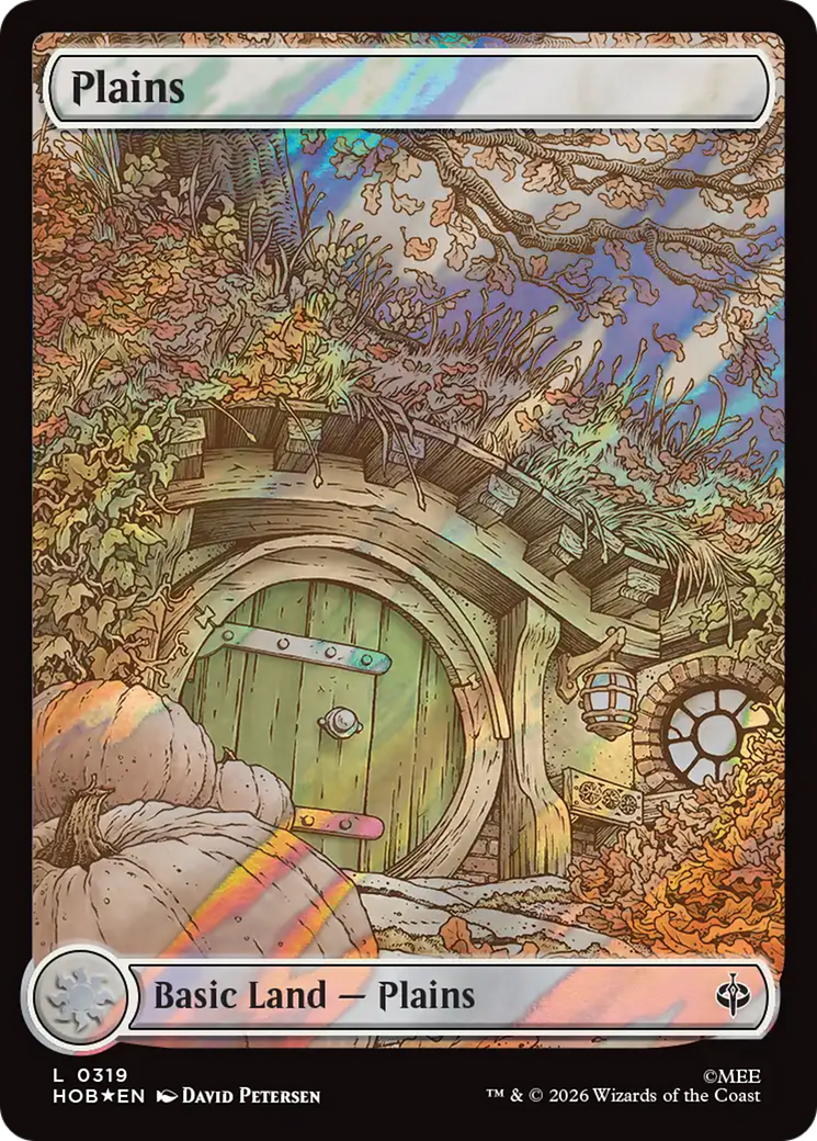 Plains (0319) (Surge Foil) [The Hobbit] | Tabernacle Games