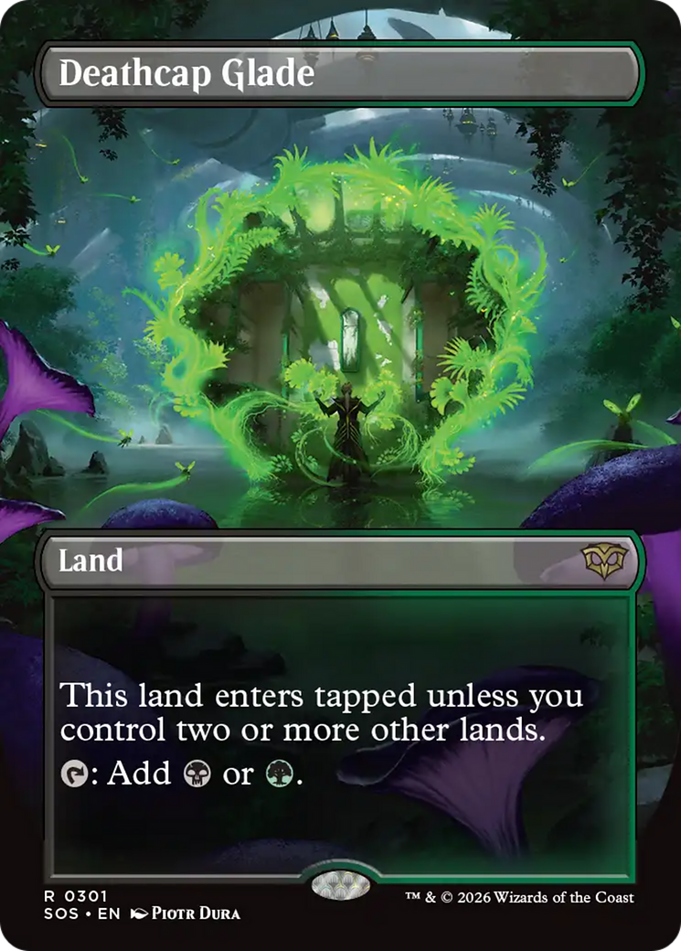 Deathcap Glade (Borderless) [Secrets of Strixhaven] | Tabernacle Games