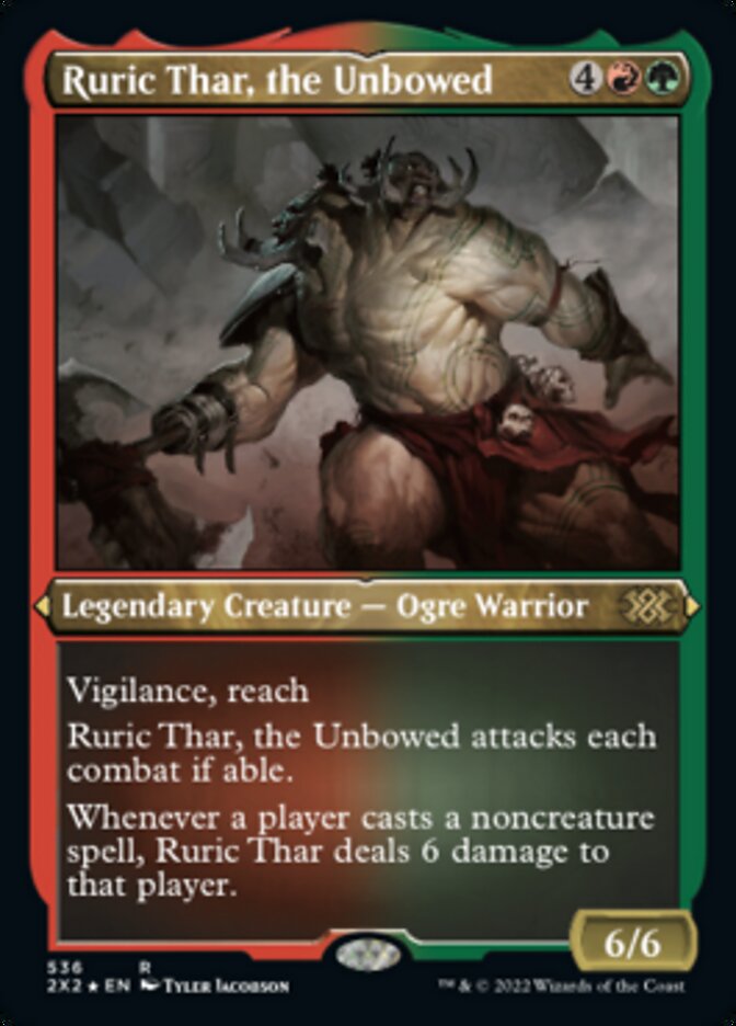 Ruric Thar, the Unbowed (Foil Etched) [Double Masters 2022] | Tabernacle Games