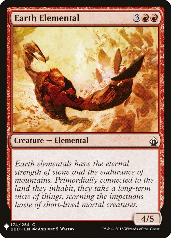 Earth Elemental [Mystery Booster] | Tabernacle Games