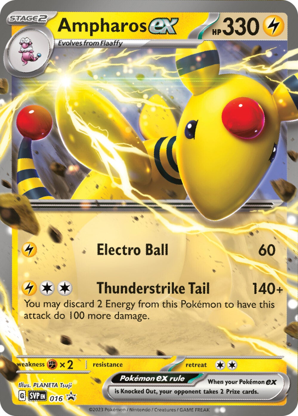 Ampharos ex (016) [Scarlet & Violet: Black Star Promos] | Tabernacle Games