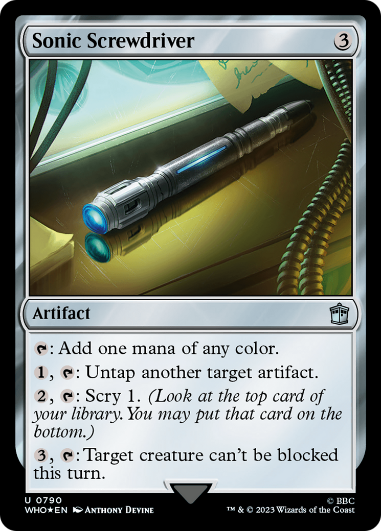 Sonic Screwdriver (0790) (Surge Foil) [Doctor Who] | Tabernacle Games
