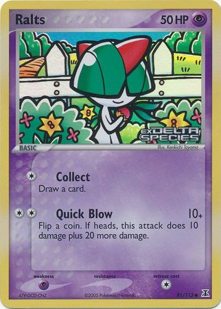Ralts (81/113) (Stamped) [EX: Delta Species] | Tabernacle Games