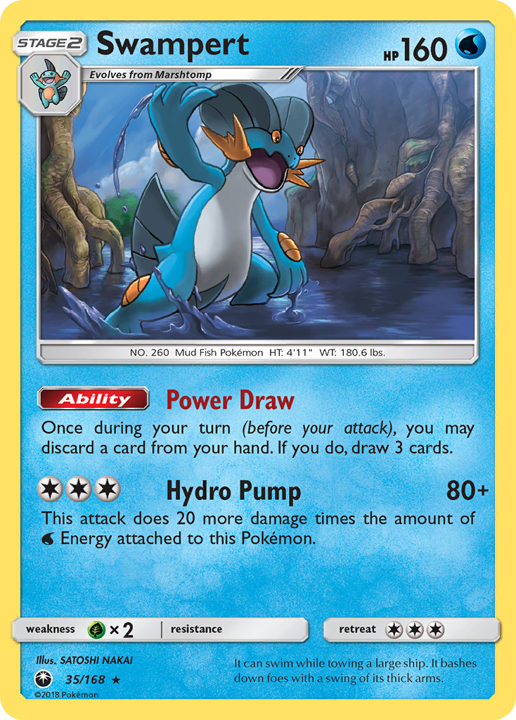 Swampert (35/168) [Sun & Moon: Celestial Storm] | Tabernacle Games
