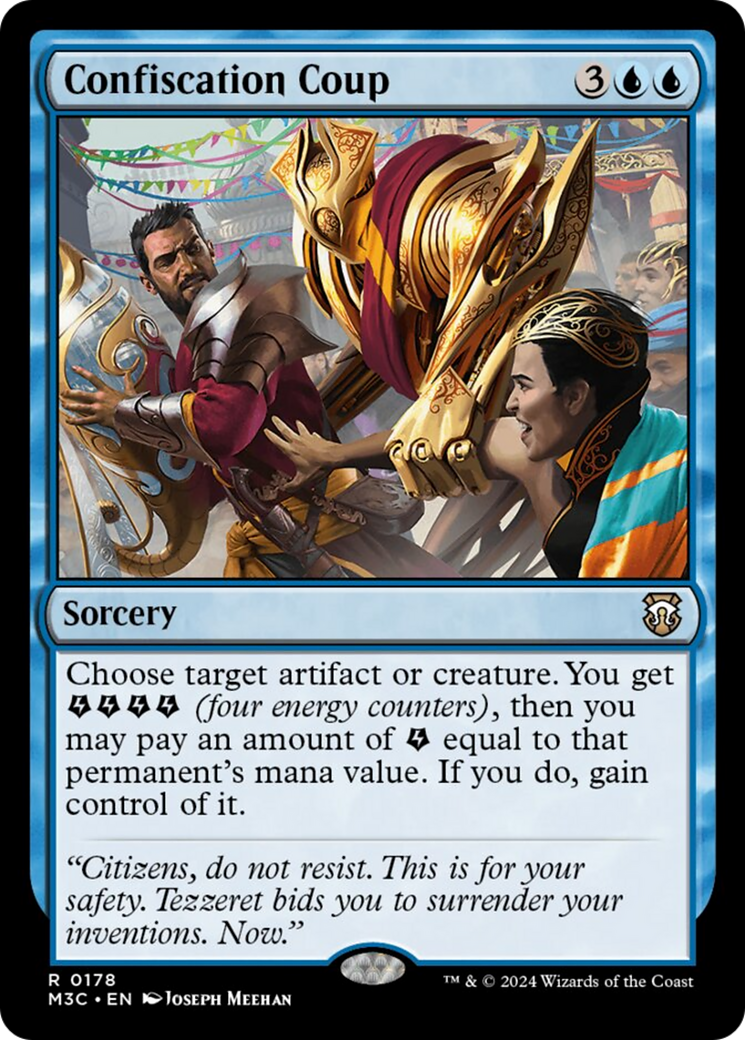 Confiscation Coup (Ripple Foil) [Modern Horizons 3 Commander] | Tabernacle Games