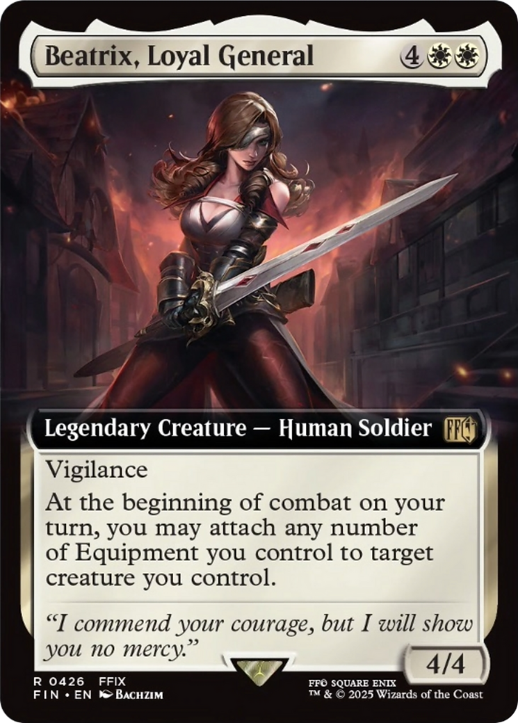 Beatrix, Loyal General (Extended Art) [FINAL FANTASY] | Tabernacle Games