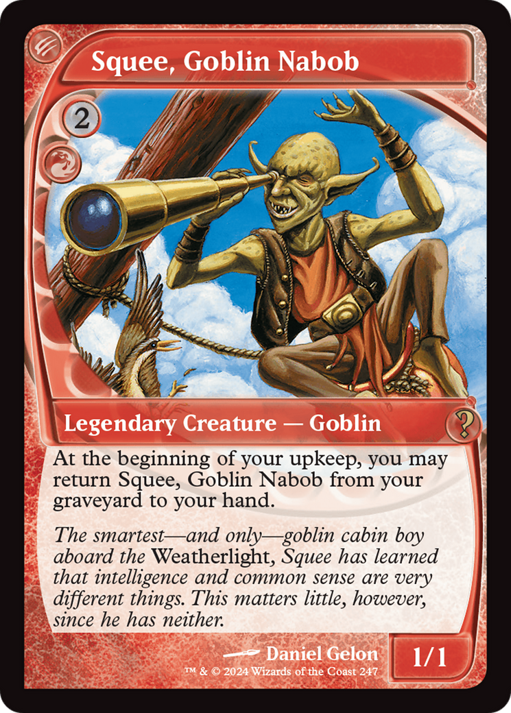 Squee, Goblin Nabob (Future Sight) [Mystery Booster 2] | Tabernacle Games