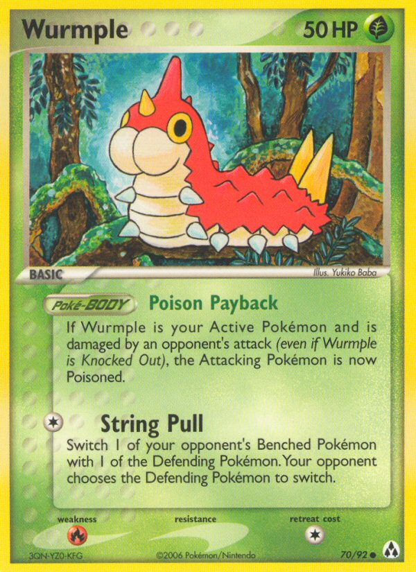 Wurmple (70/92) [EX: Legend Maker] | Tabernacle Games