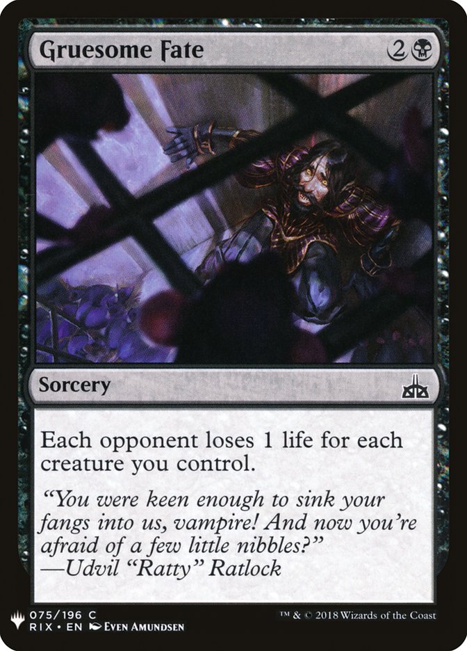 Gruesome Fate [Mystery Booster] | Tabernacle Games