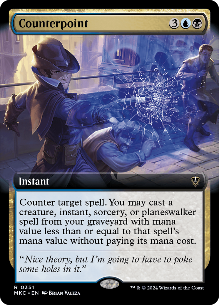 Counterpoint (Extended Art) [Murders at Karlov Manor Commander] | Tabernacle Games
