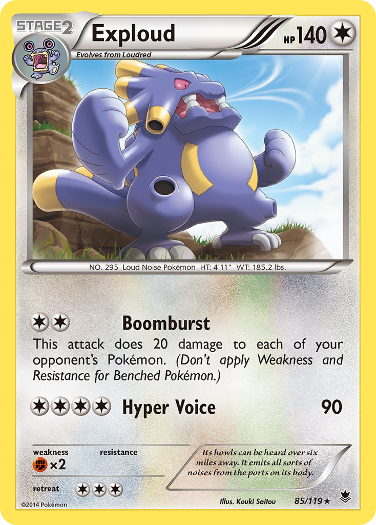 Exploud (85/119) [XY: Phantom Forces] | Tabernacle Games